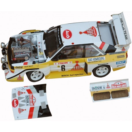 1/24 Audi S1 n°2 & 6 Monte Carlo 1986 model kit car Profil 24