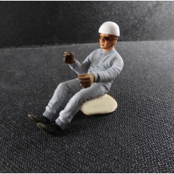 Figurine pilote année 50