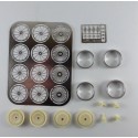 1/24 Wire wheel set, profil 24