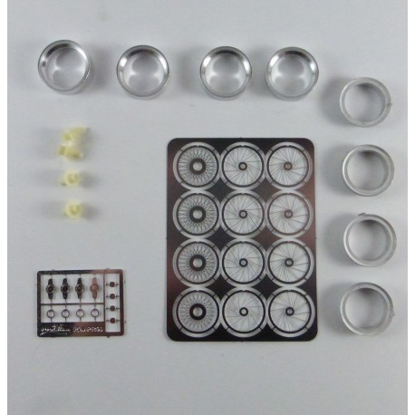 Set of 4 wires rims