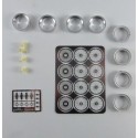 1/24 Wire wheel set, profil 24