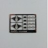 Wheel nuts photoetched 1960's 1/24, Profil 24