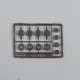 Wheel nuts, 1930's, 1/24, photoetched profil 24