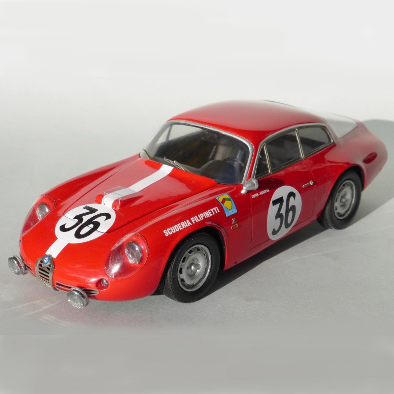 1/24 Alfa Romeo Giulietta SZ n° 36 Le Mans 1963 model kit car Profil 24