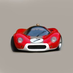 1:24 Ford P68 Alan Mann Nurburgring 1968 model kit car Profil 24