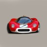 1:24 Ford P68 Alan Mann Nurburgring 1968 model kit car Profil 24