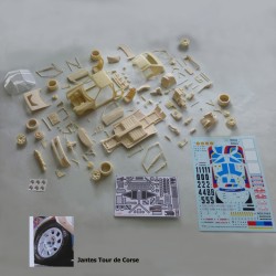 1/24 Peugeot 205 Turbo 16 Evo 2 Tour de Corse 1986 model kit car Profil 24