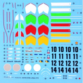 1/43 Decal Matra MS 670 Le Mans 1973, Profil 24