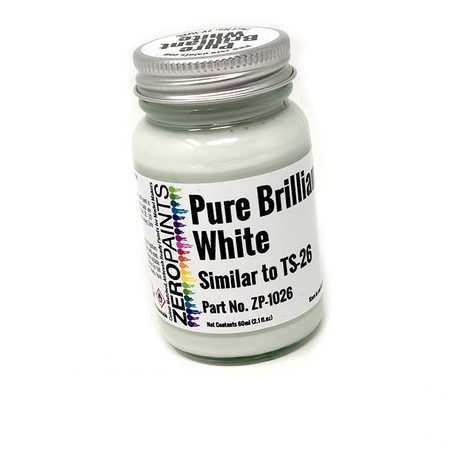 Paint Pure Brillant White Porsche 911 RSR "Rothmans" Le Mans 2018, 30 ml