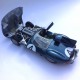 1/24 Jaguar Type D n°4 1st Le Mans 1956 model kit car Profil 24
