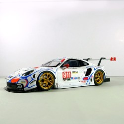 1/24 Porsche 911 RSR n°911/912 1st GT Pro "Mobil 1" Petit Le Mans 2018 model kit car Profil 24