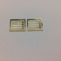 1/24 hood/bonnet Belt Pins 1930/40/50's Photoetched, Profil 24