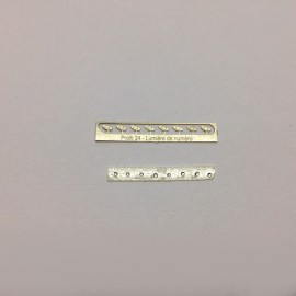 1/24 number lights photoetched, Profil 24