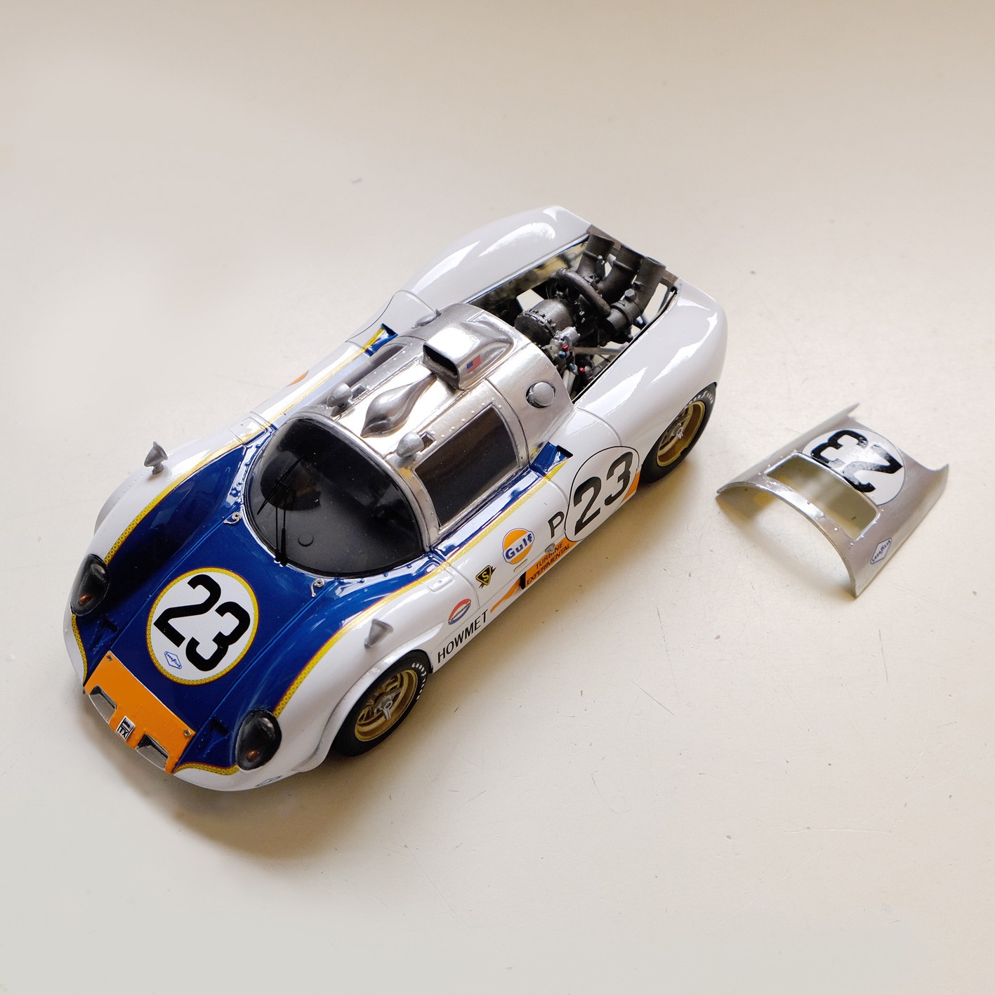 1-24 Howmet Le Mans 1968 model kit car Profil 24