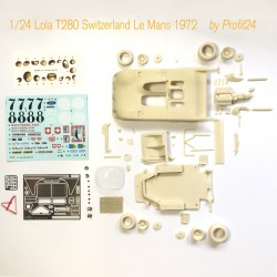 1/24 Lola T280 Le Mans 1972 n°7/8, Profil 24 models