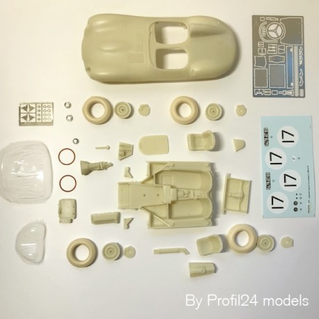 1/24 Jaguar Type D Los Amigos n°17 Le Mans 1957 profil 24 models
