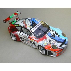 1:24 Porsche 997 Le Mans n°80 Le Mans 2007 model kit car Profil 24