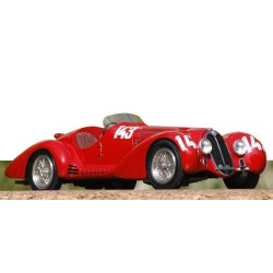 1:24 Alfa 2900 B 1st Mille Miglia 1937 model kit car Profil 24