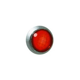 4 phares arrière contour rouge, diamètre 2