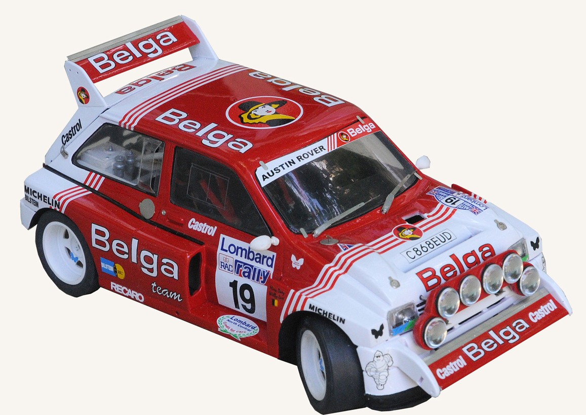 1/43 MG Metro 6R4 Belge Course Car Legend Boucles de Spa 2014 M.Duez