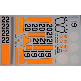 1/24 Decal Porsche 917 K Gulf Le Mans 1970, Profil 24