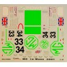 Decals MG Lola  Le Mans 2001
