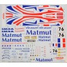 Decals Porsche 997 Matmut Le Mans 2007