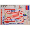 1:24 Decal Porsche 997 Matmut Le Mans 2008, Profil 24