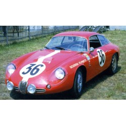 1/24 Alfa Romeo Giulietta SZ Le Mans 1963 maquette kit n°36, profil 24 models