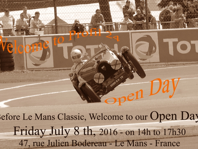 Le Mans Classic: Open Day Profil 24