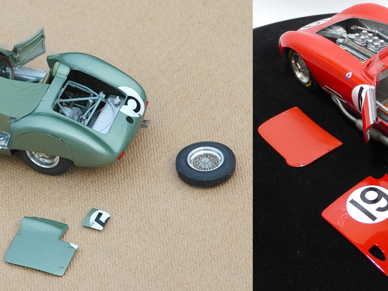 Aston DBR1 Le Mans 1959- Maserati 450 S Le Mans & Sebring 1957 Re-issue in  1/24