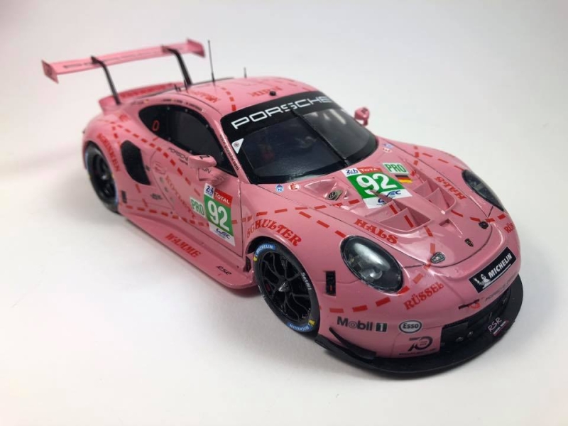 Porsche 911 RSR Le Mans 2018  #92, au 1/24 par Mr Duncan Baird Murray, UK