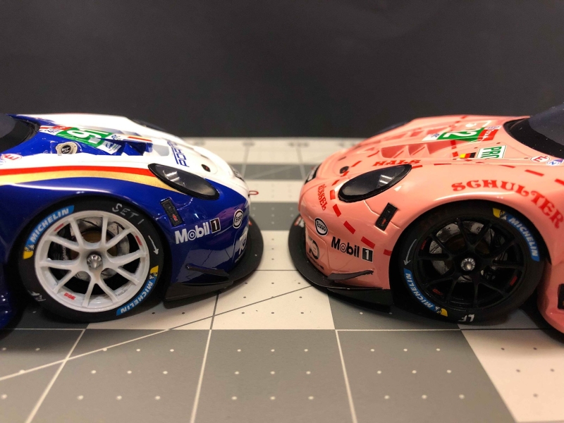 Porsche 911 RSR # 91 #92 Le Mans 2018 par David Thibodeau, USA - Maquette 1/24  Profil 24