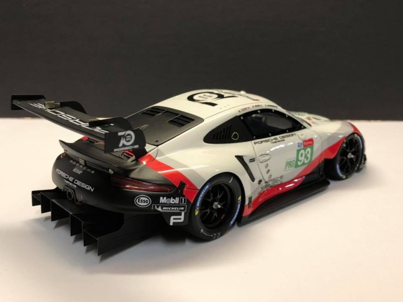 Porsche 911 RSR Le Mans 2018 # 93 au 1/24 by David Thibodeau, USA - kit Profil 24