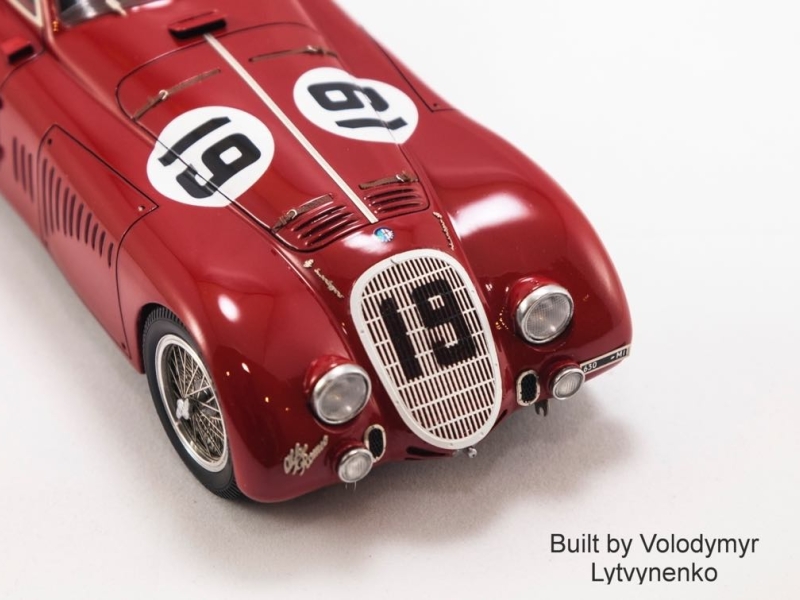 Alfa 2900 B Le Mans 1938 par Volodymyr Lytvynenko, Ukraine - Maquette 1/24 Profi