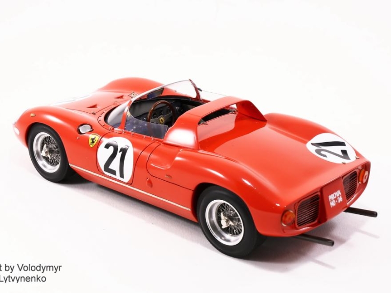 Ferrari 250 P Le Mans 1963 by Volodymyr Lytvynenko, Ukraine - Kit 1:24 Profil 24