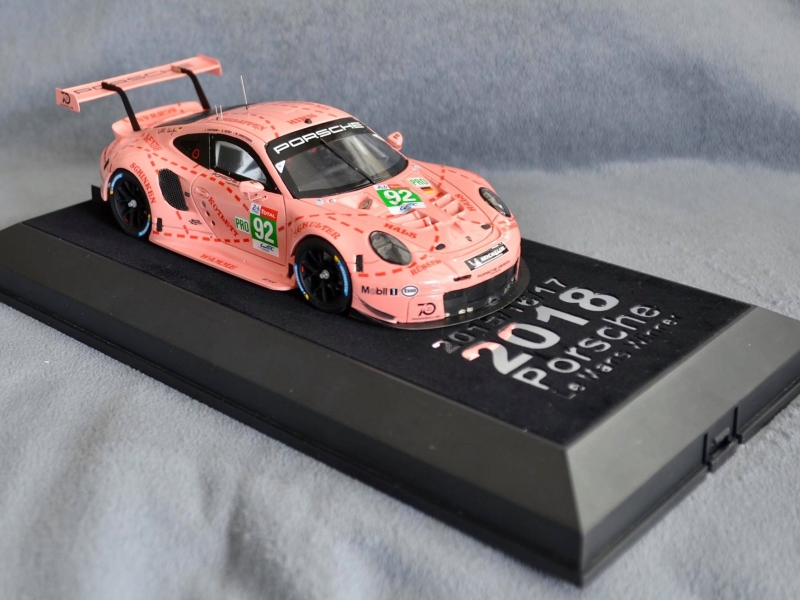 Porsche 911 RSR  #92 Le Mans 2018 par Michael Van Bernem, Allemagne - Maquette 1/24  Profil 24