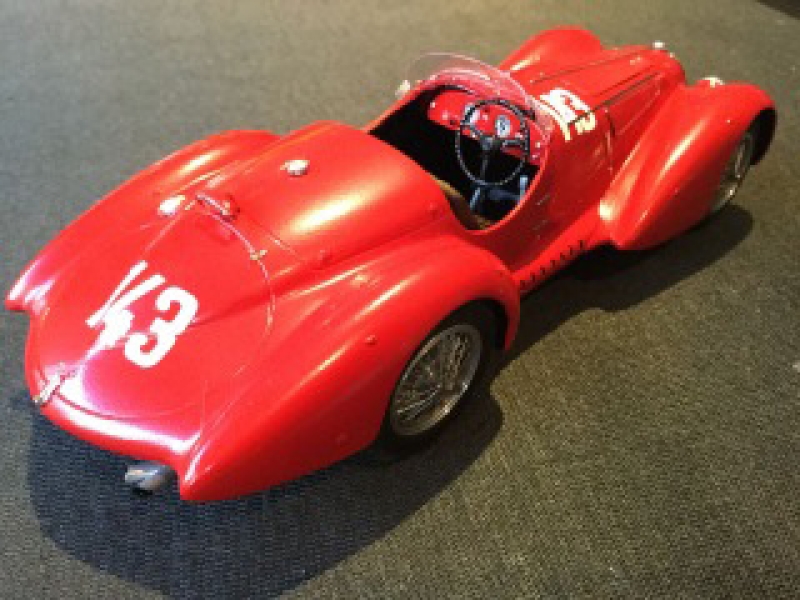 Alfa Mille Miglia 1937 in 1/24  by Kevin Haines (New Zealand)