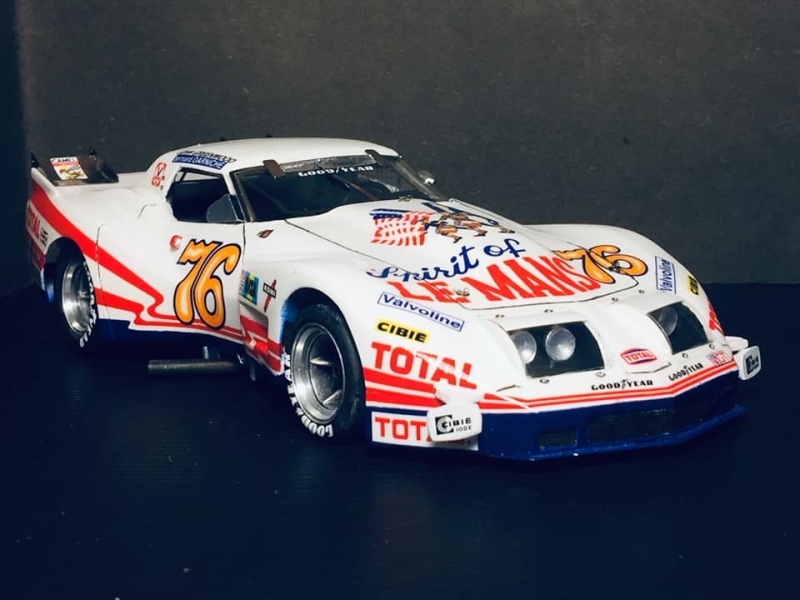 1/24 Corvette Spirit Greenwood Le Mans 1976 par Mr Leouzon, France, Maquette Pro