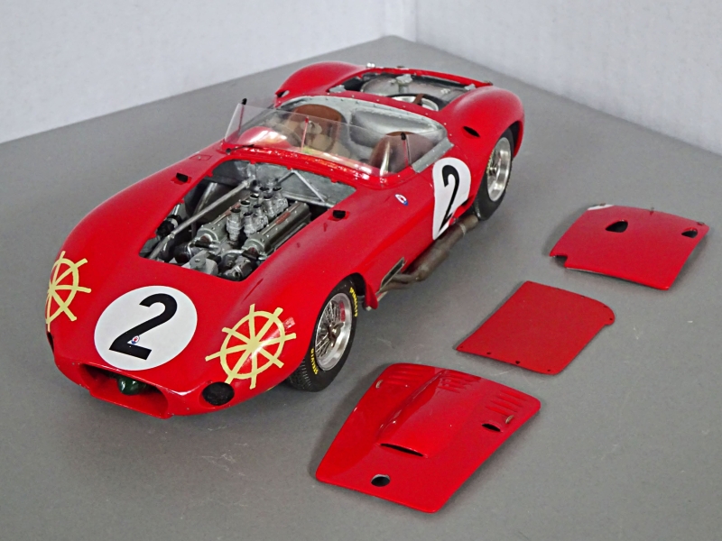 1/24 Maserati 450 S Le Mans 1957 par Gilbert Condamin, France, Maquette Profil 2