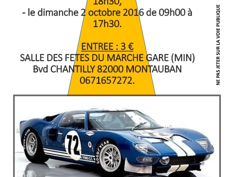 Exposition voitures Américaine Ancienne et Maquettes Auto