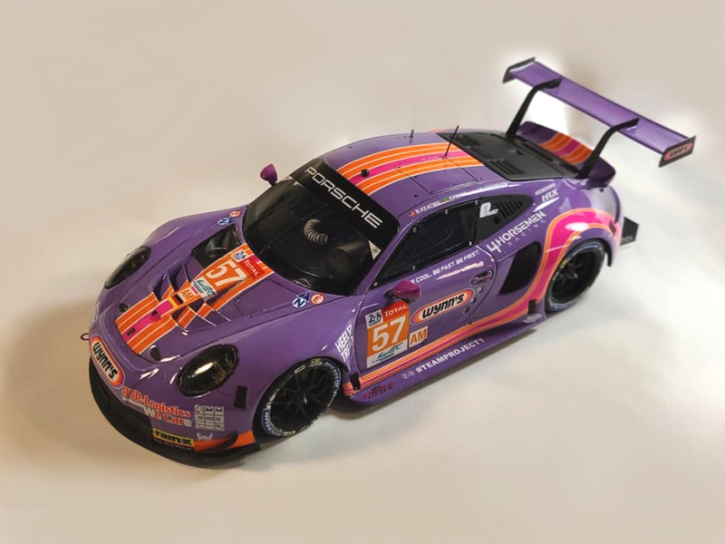 1/24 Porsche 911 RSR Wynn's Project 1 Le Mans 2020 par Kevin Rodgers, US, maquet