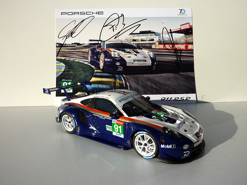 1/24 Porsche 911 RSR #91 Rothmans GT Pro Le Mans 2018 par Benoit Maroye, Belgiqu