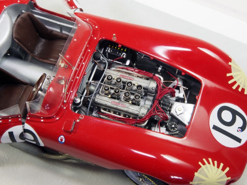 1/24 Maserati 450 S Sebring 1957 par Steve Barnet, Royaume Uni, maquette Profil 