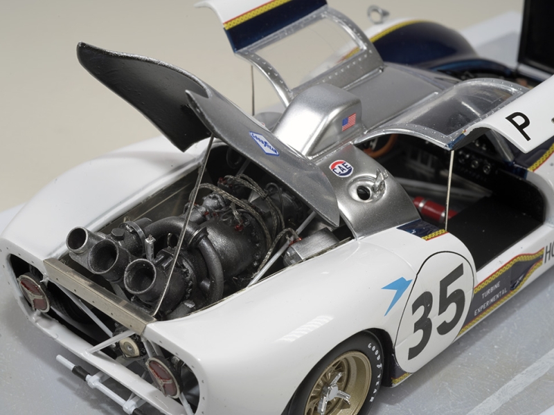1/24 Howmet TX 1968 BOAC 500 Brands Hatch par Steve Barnet, Royaume Uni, maquett