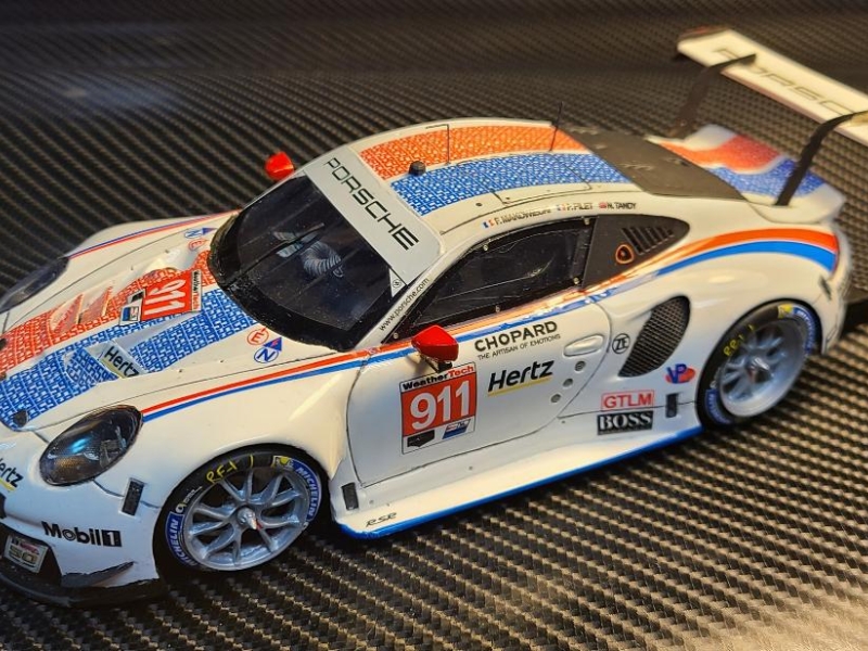 1/24  Porsche 911 RSR Brumos GT Pro Le Mans Daytona 2019 par Kevin Rodger, USA, 