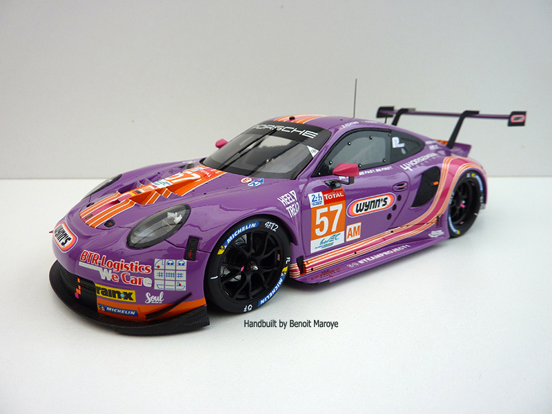 1/24 Porsche 911 RS Wynn's Le Mans 2020 par Benoit Maroye, Belgique, maquette Pr