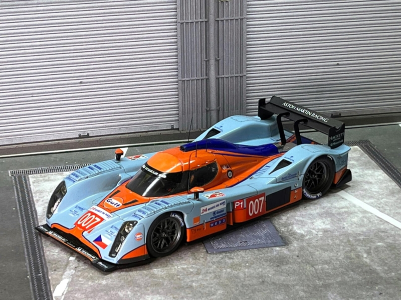 1/24 Aston Lola Le Mans 2009 montage Simon Shorey, Royaume Uni, maquette Profil 