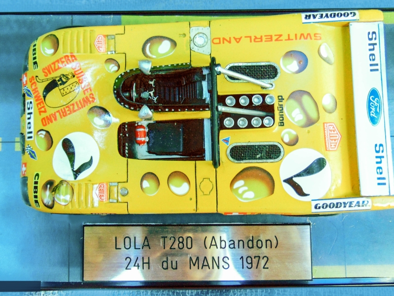 1/24 Lola T280 Le Mans 1972, montage par Bruno Torrente, France, maquette Profil