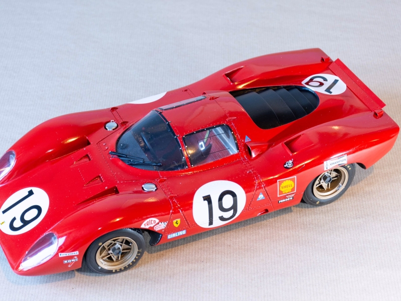 1/12 Ferrari 312 P Le Mans 1969 par Frances Payne, Royaume Uni, maquette Profil 